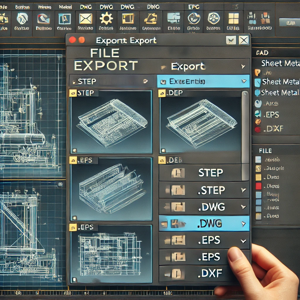How to Export CAD Files (.STEP, .AI, .DWG etc.)