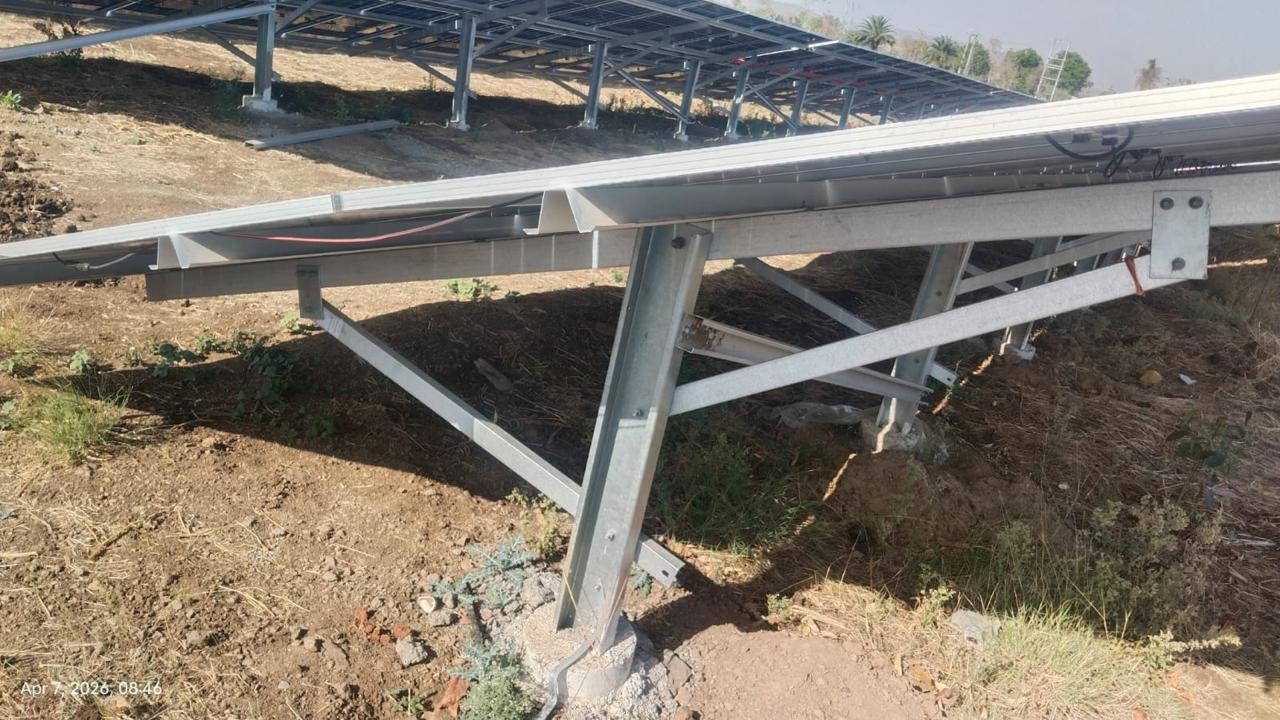 Solar mounting structures and solar steel profiles in India